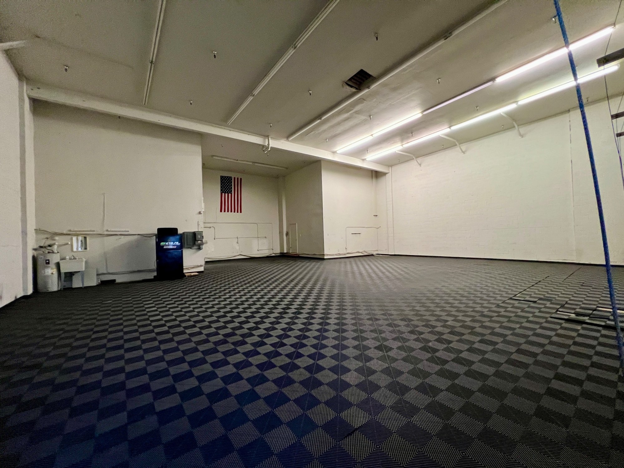 Suite B hangar interior